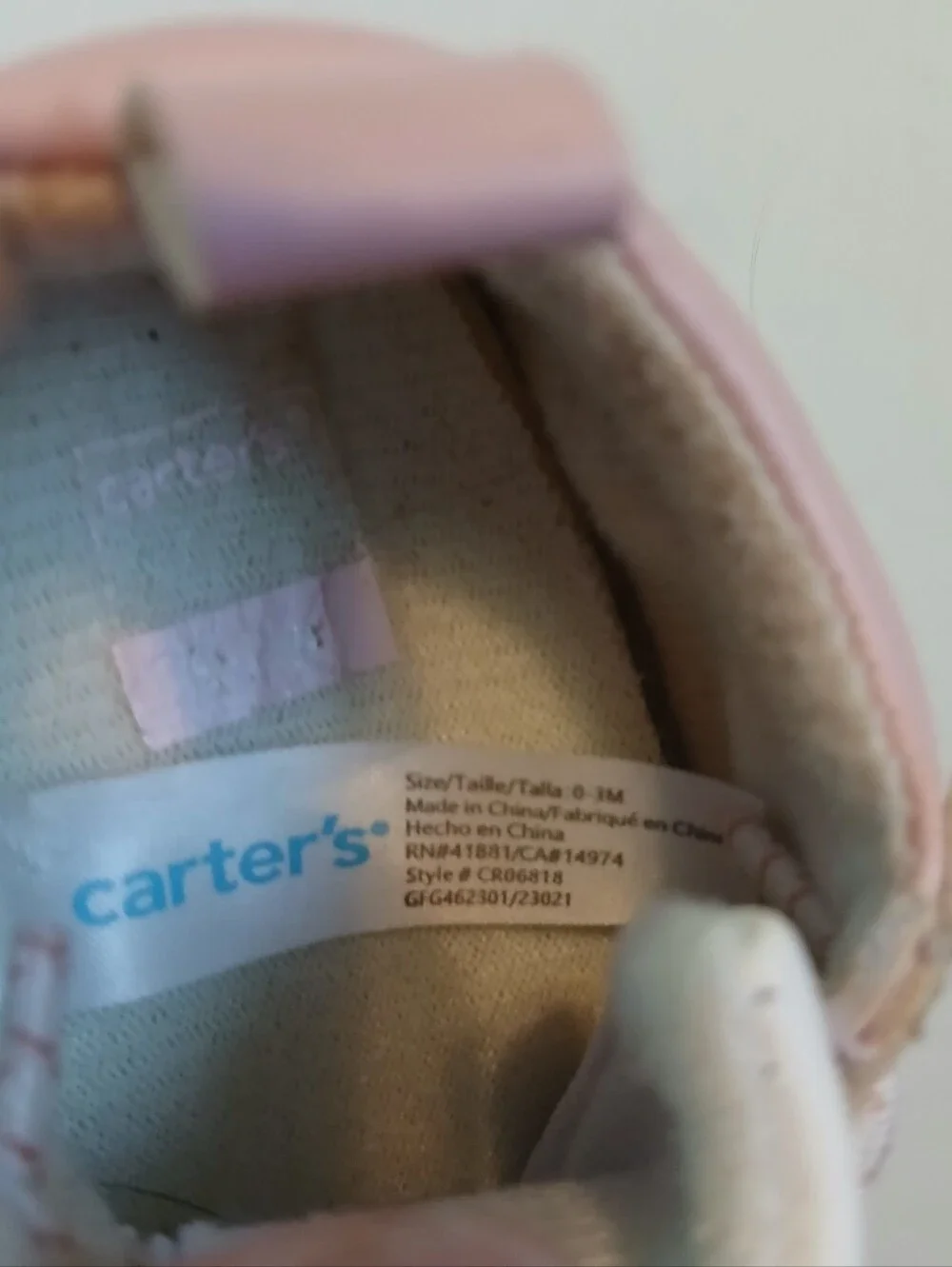 Carters soft sneaker